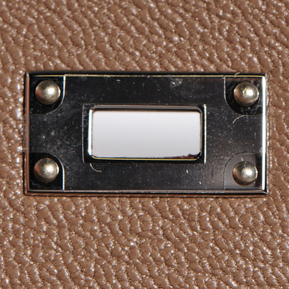 Hermes Chevre Mysore Kelly Longue Wallet Etoupe 9 of 16