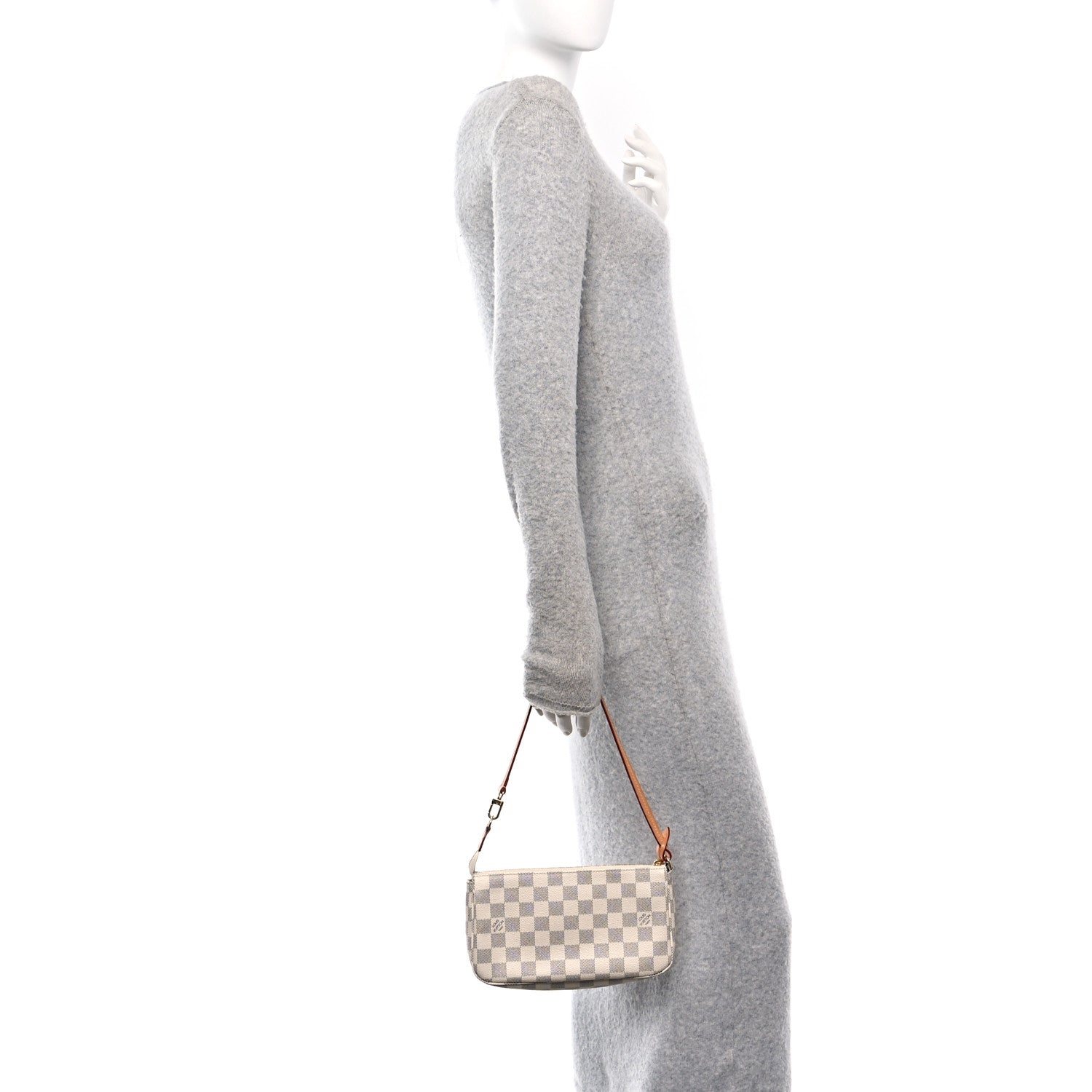 Louis Vuitton Damier Azur Pochette Accessories NM 2 of 9