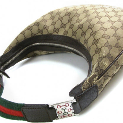 Gucci Canvas Monogram Hobo Ebony 7 of 12