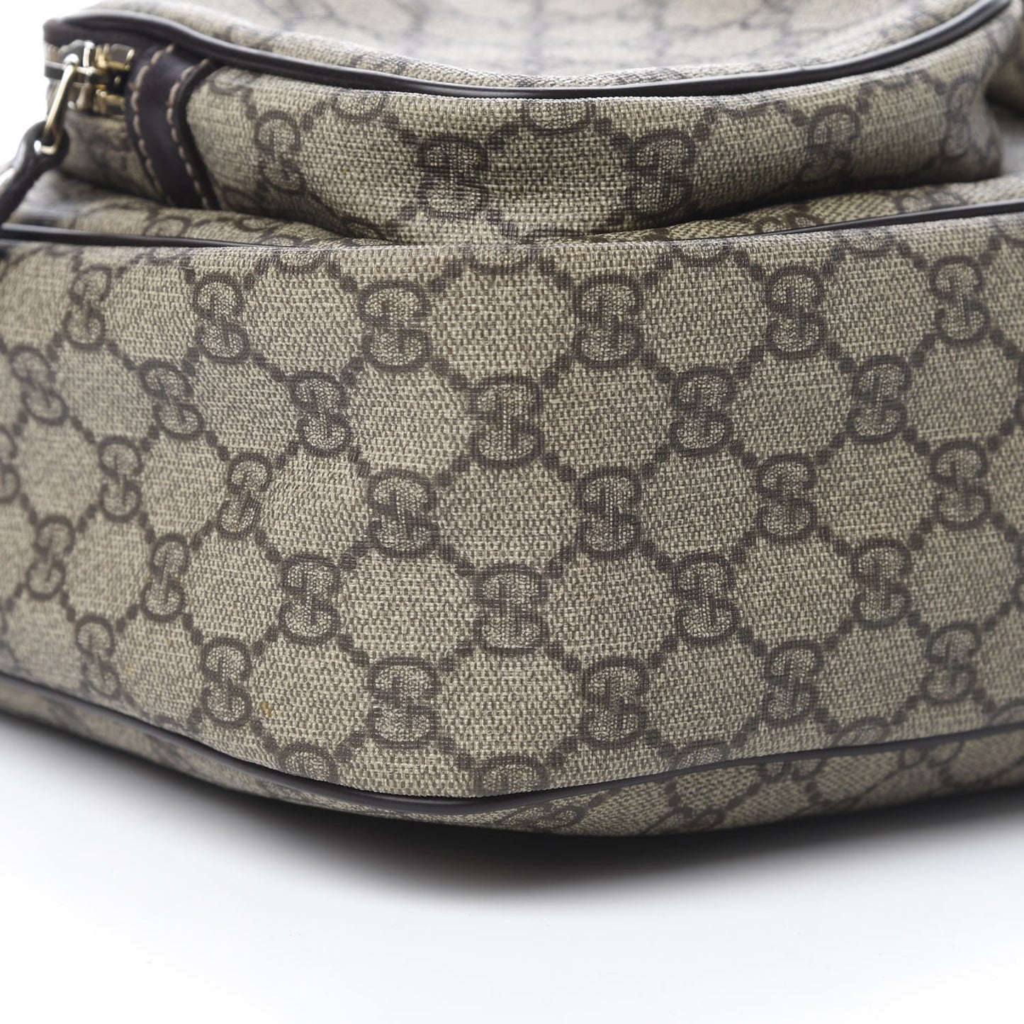 GG Plus Monogram Front Pocket Messenger Dark Brown