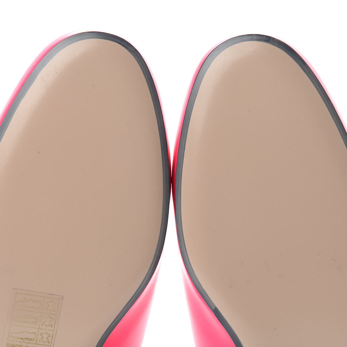 Calfskin Womens Princetown Slippers 36.5 Fuxia Fluo