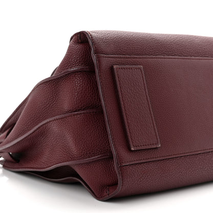 Saint Laurent Grained Calfskin Small Supple Sac De Jour Dark Pallisandre 10 of 16
