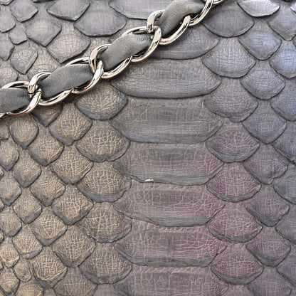 Chanel Snakeskin Iridescent Soho Medium Flap Grey 11 of 11
