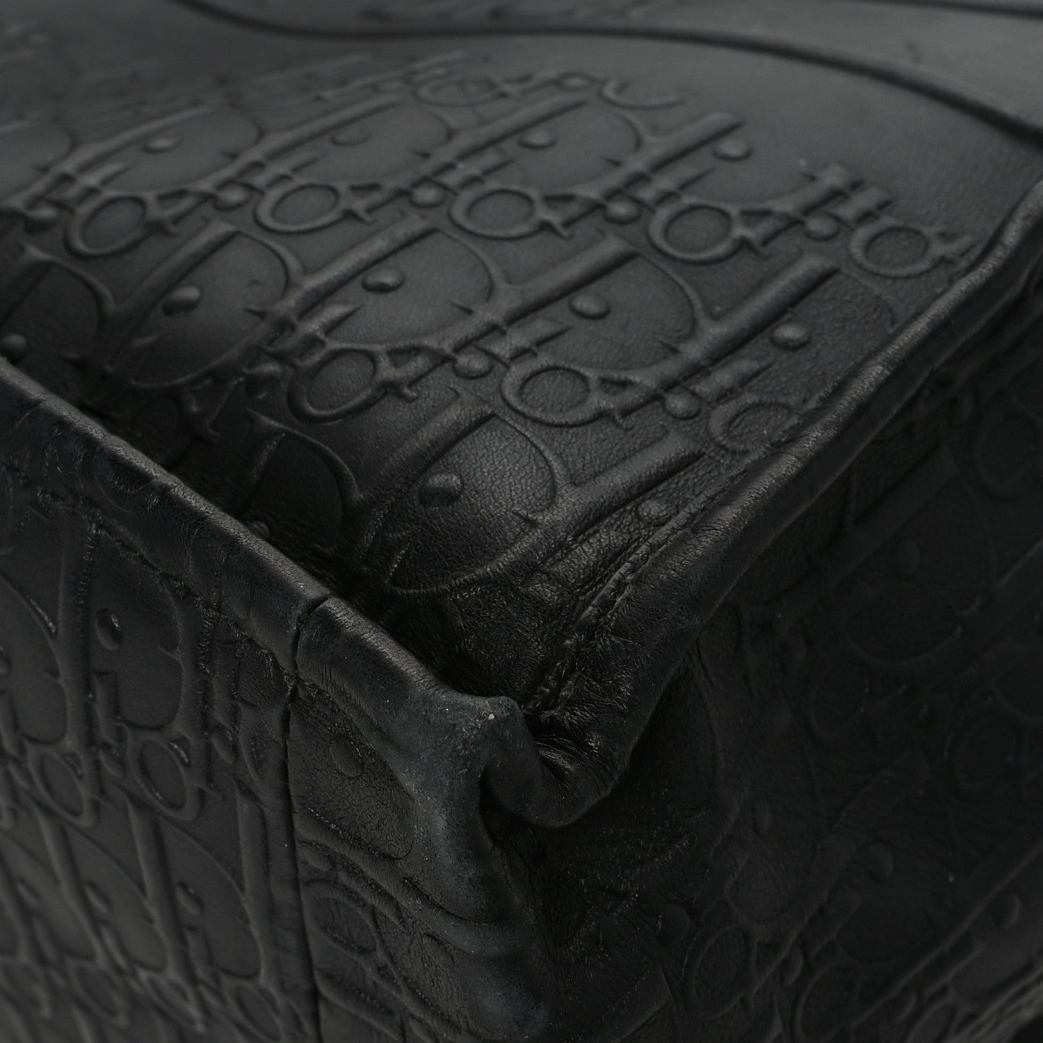 Christian Dior Oblique Calfskin Embossed Large Book Tote Black 10 of 11