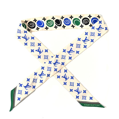 Louis Vuitton Silk Monogram Match Set BB Bandeau White Green 1 of 3