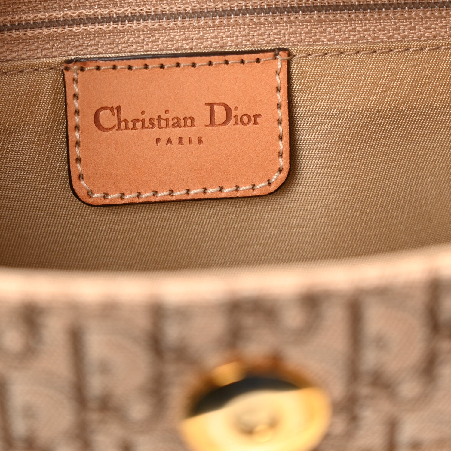 Christian Dior Calfskin Monogram Street Chic Columbus Beige 6 of 10
