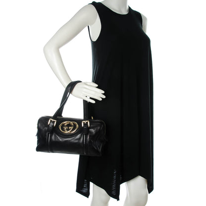 Gucci Calfskin Small Britt Boston Black 2 of 15