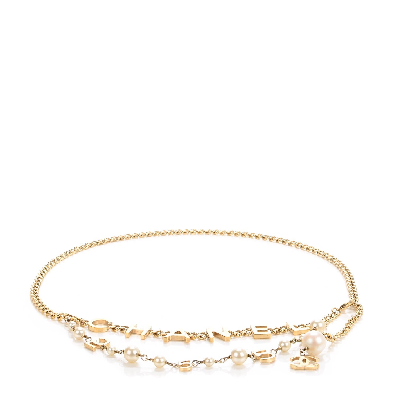 Chanel Pearl N°5 Chain CC Belt Gold 1 of 5