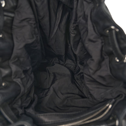 Alexander Wang Lambskin Marti Backpack Bag Washed Black Rhodium Hardware 5 of 9