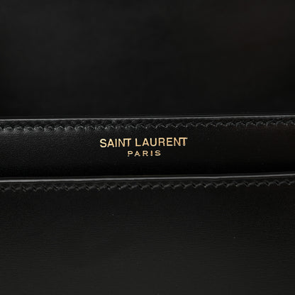 Saint Laurent Box Calfskin Voltaire Top Handle Crossbody Bag Black 6 of 11