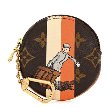 Louis Vuitton Monogram Groom Round Coin Purse 1 of 9