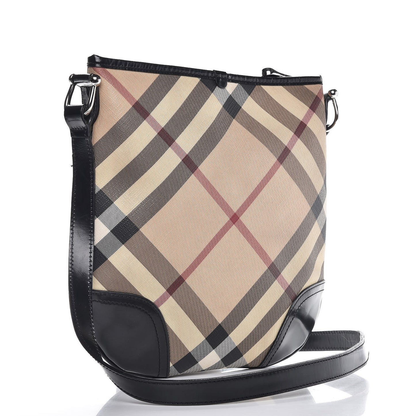 Supernova Check Small Dryden Crossbody Bag Black