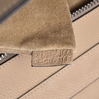 Celine Drummed Calfskin Mini Luggage Dune 7 of 12