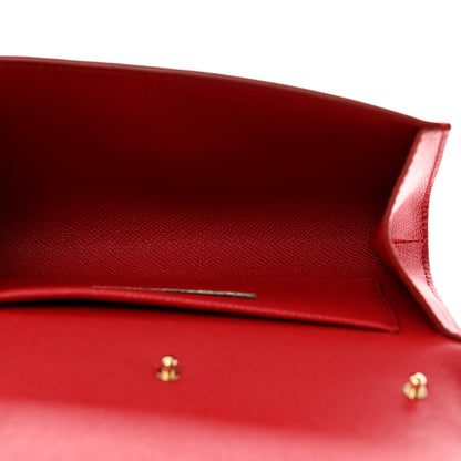 Dolce & Gabbana Dauphine Crystal Wallet On Chain Red 5 of 11