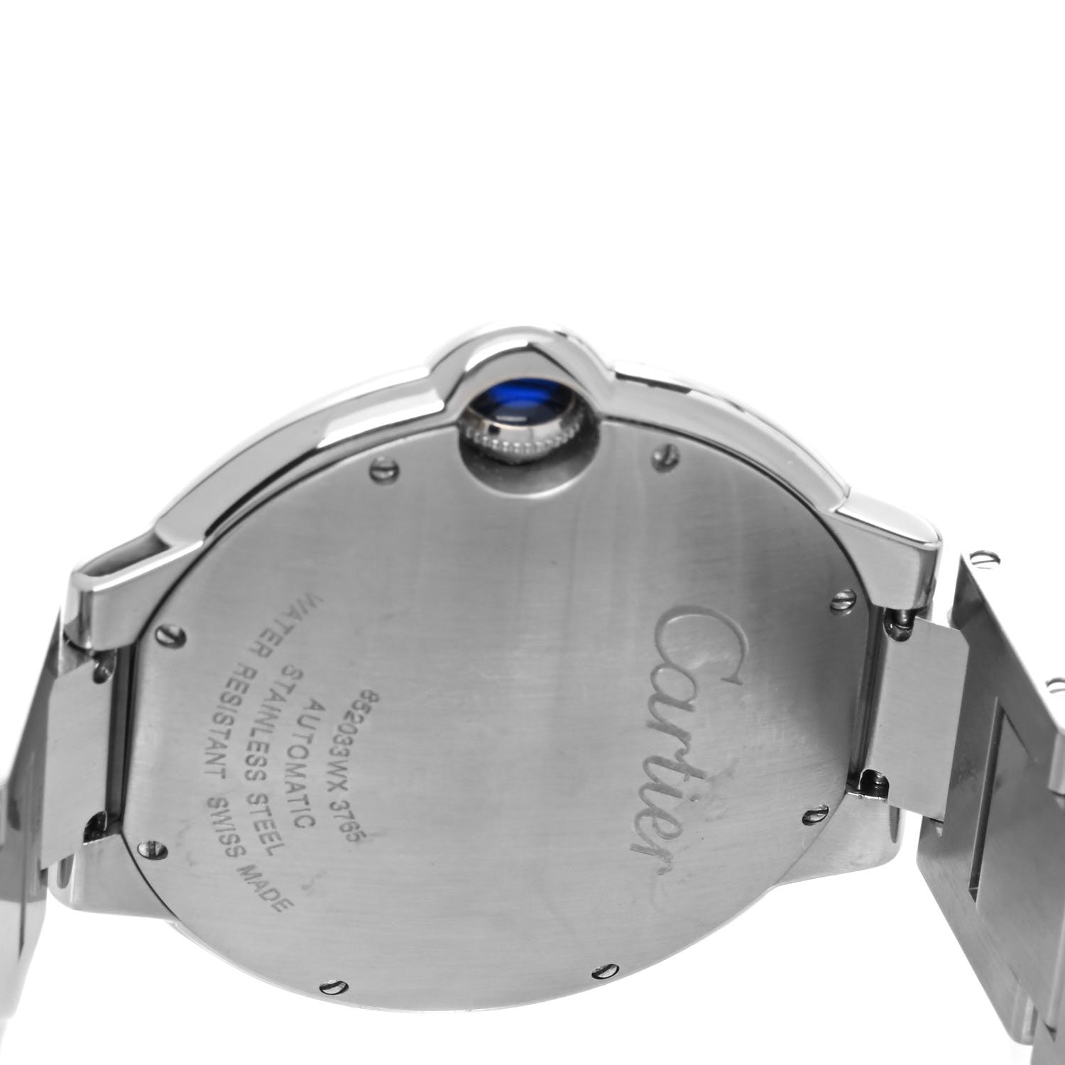 Cartier Stainless Steel 42mm Ballon Bleu De Cartier Automatic Watch 4 of 5