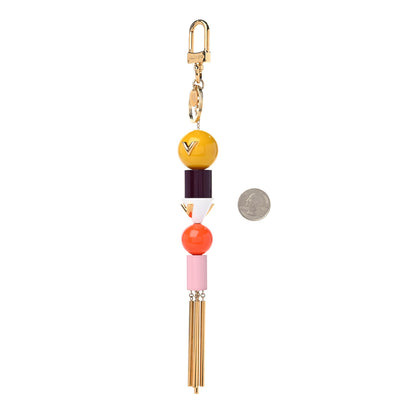 Louis Vuitton Brass Enamel Bijou de Sac Totem Bag Charm Key Ring Multicolor 2 of 3