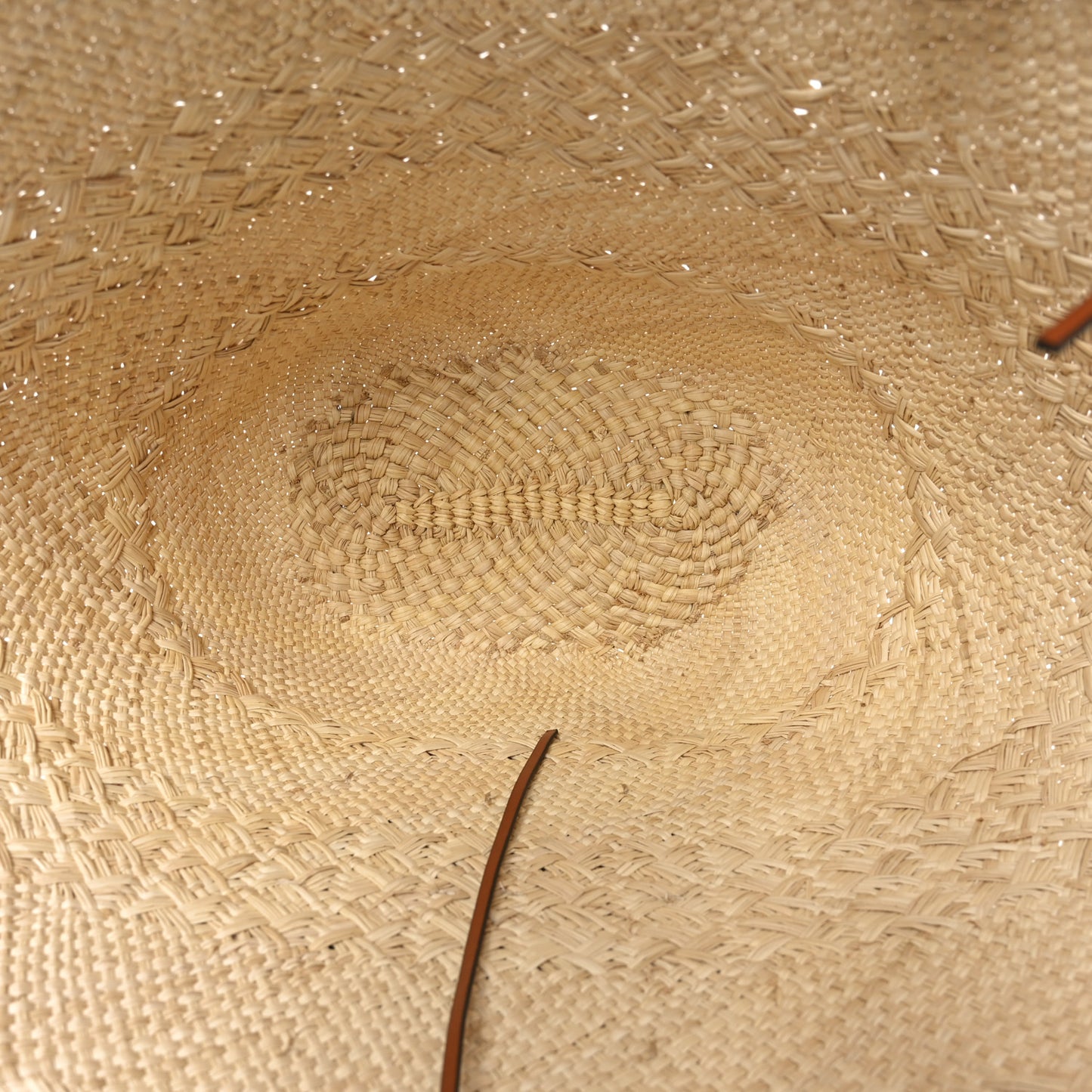 Iraca Palm Paulas Ibiza Large Anagram Basket Tote Bag Natural Tan