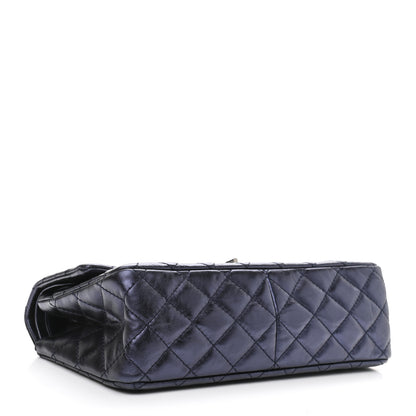 Chanel Metallic Calfskin Quilted 2.55 Reissue 226 Flap Marine Fonce 4 of 12