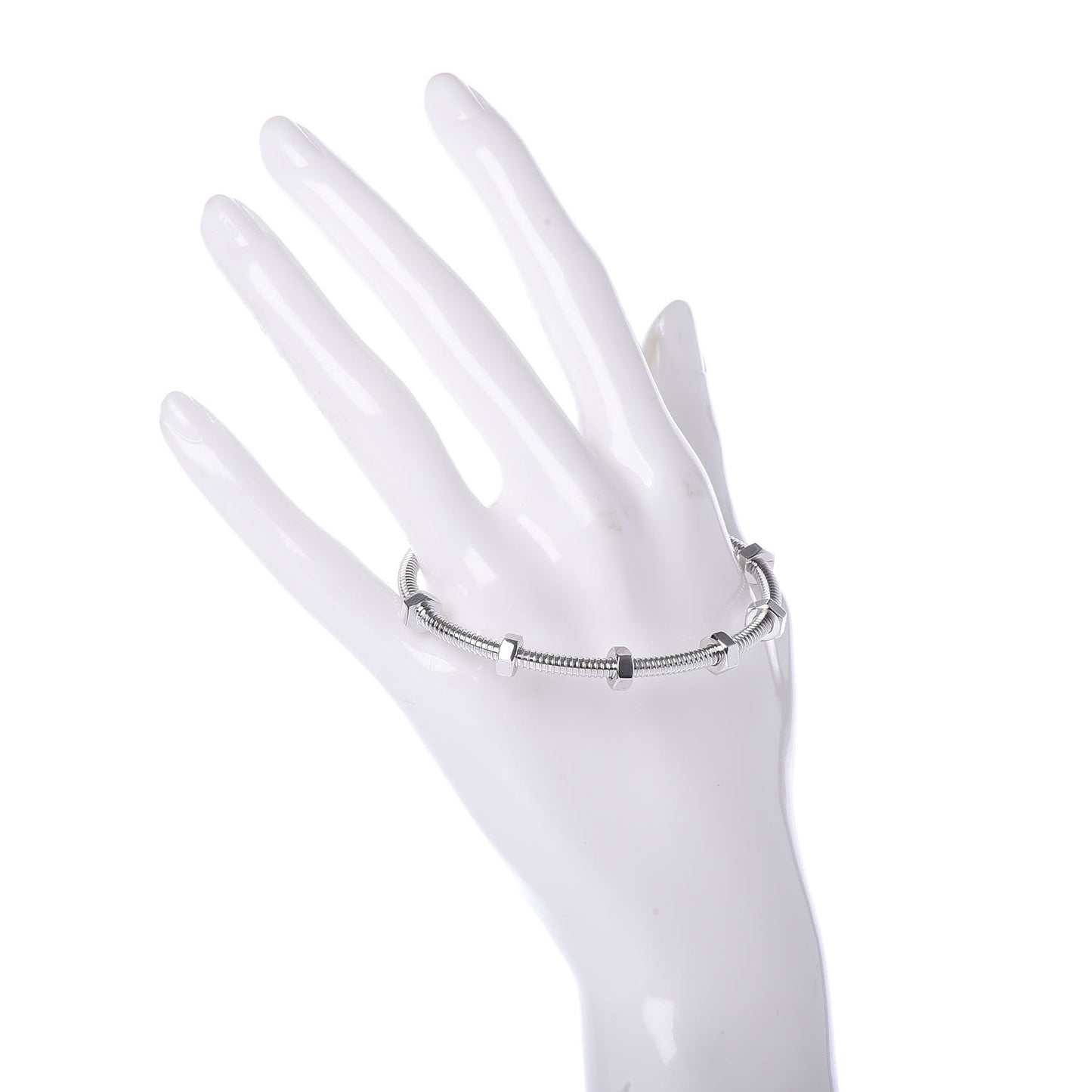 18K White Gold Ecrou de Bracelet 18