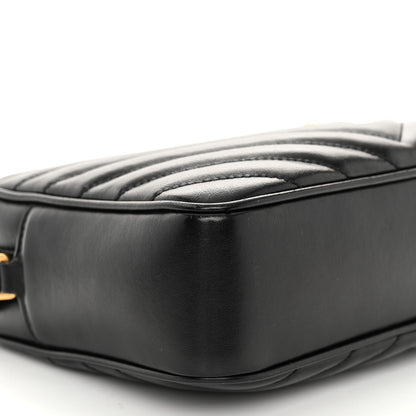 Saint Laurent SAINT LAURENT Calfskin Matelasse Monogram Lou Camera Bag Black 9 of 10