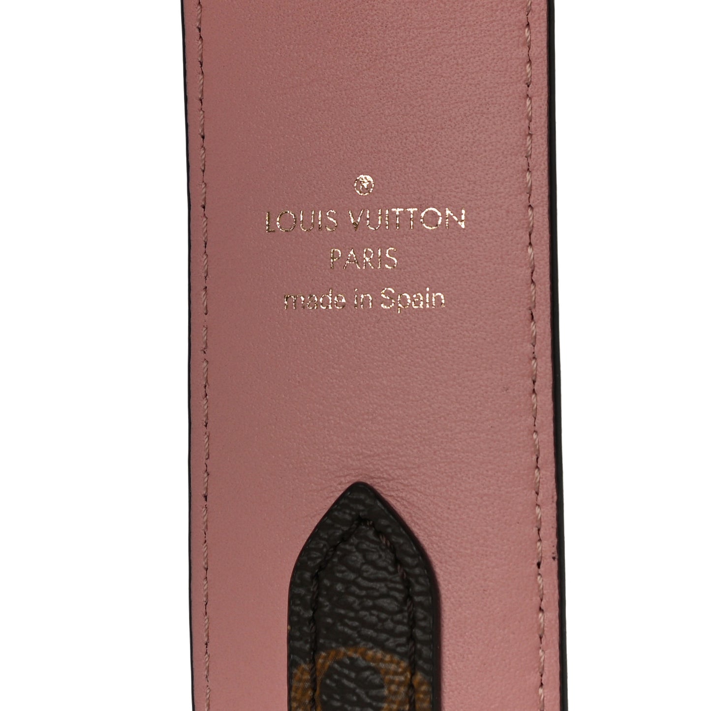 Monogram Bandouliere Shoulder Strap Rose Poudre