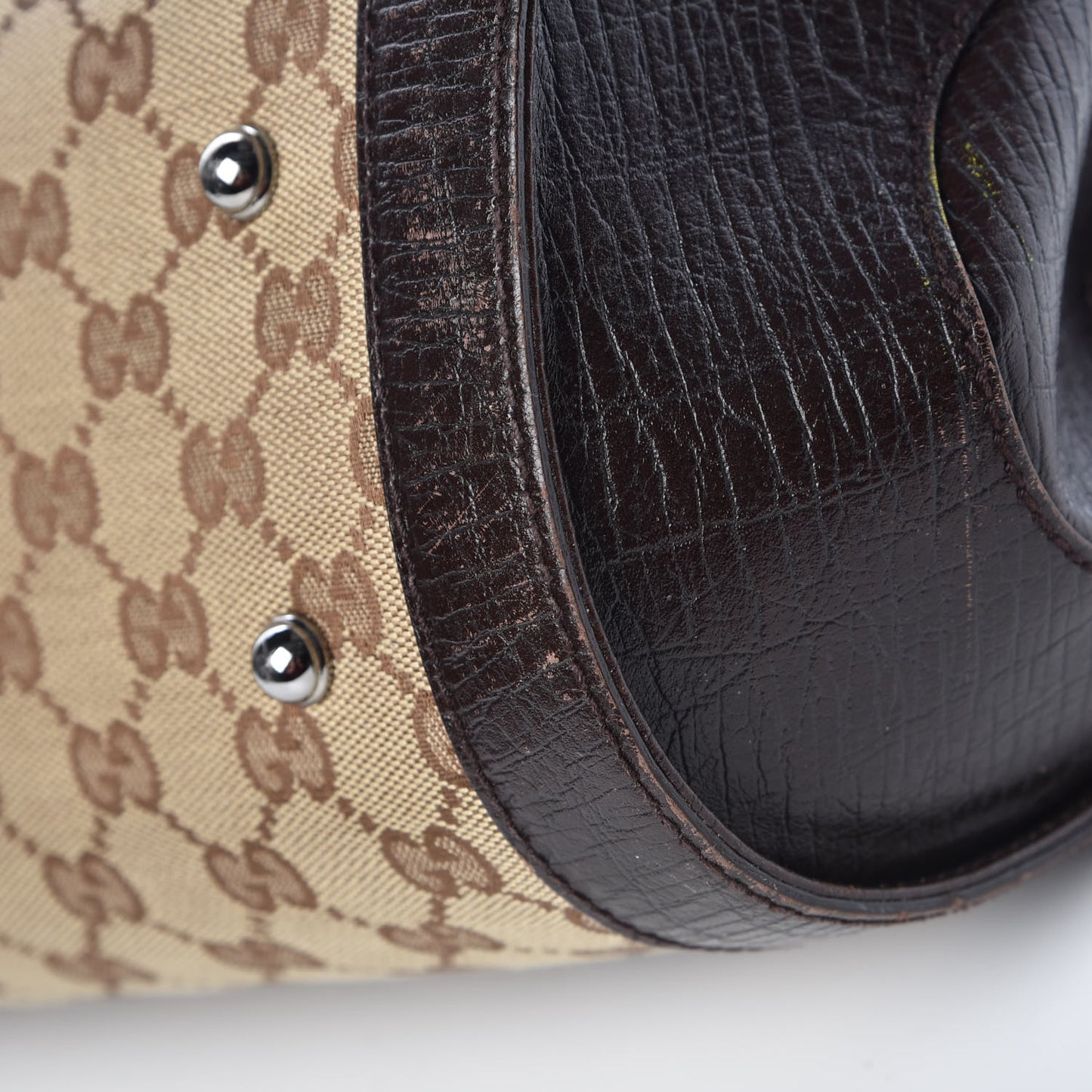 Monogram Bamboo Bullet Bag Dark Brown