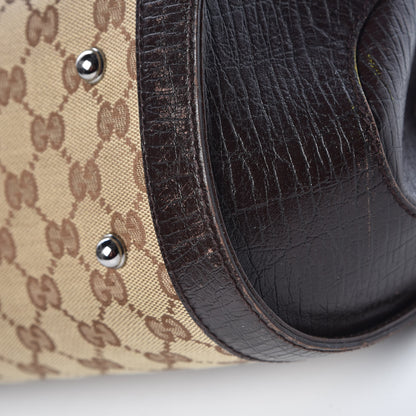 Gucci Monogram Bamboo Bullet Bag Dark Brown 12 of 19