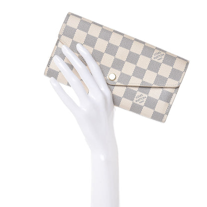 Louis Vuitton Damier Azur Sarah Wallet NM 2 of 7