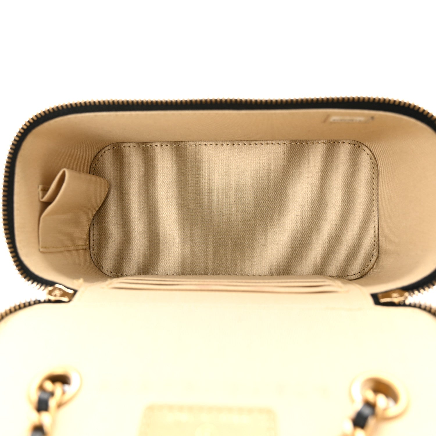 Chanel Lambskin Quilted Pearl Crush Small Vanity Case With Chain Black 5 of 13