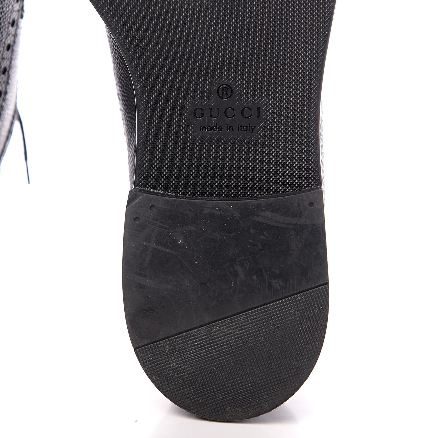 Pebbled Calfskin Dionysus Web Mens Martins Shoes 8 Black