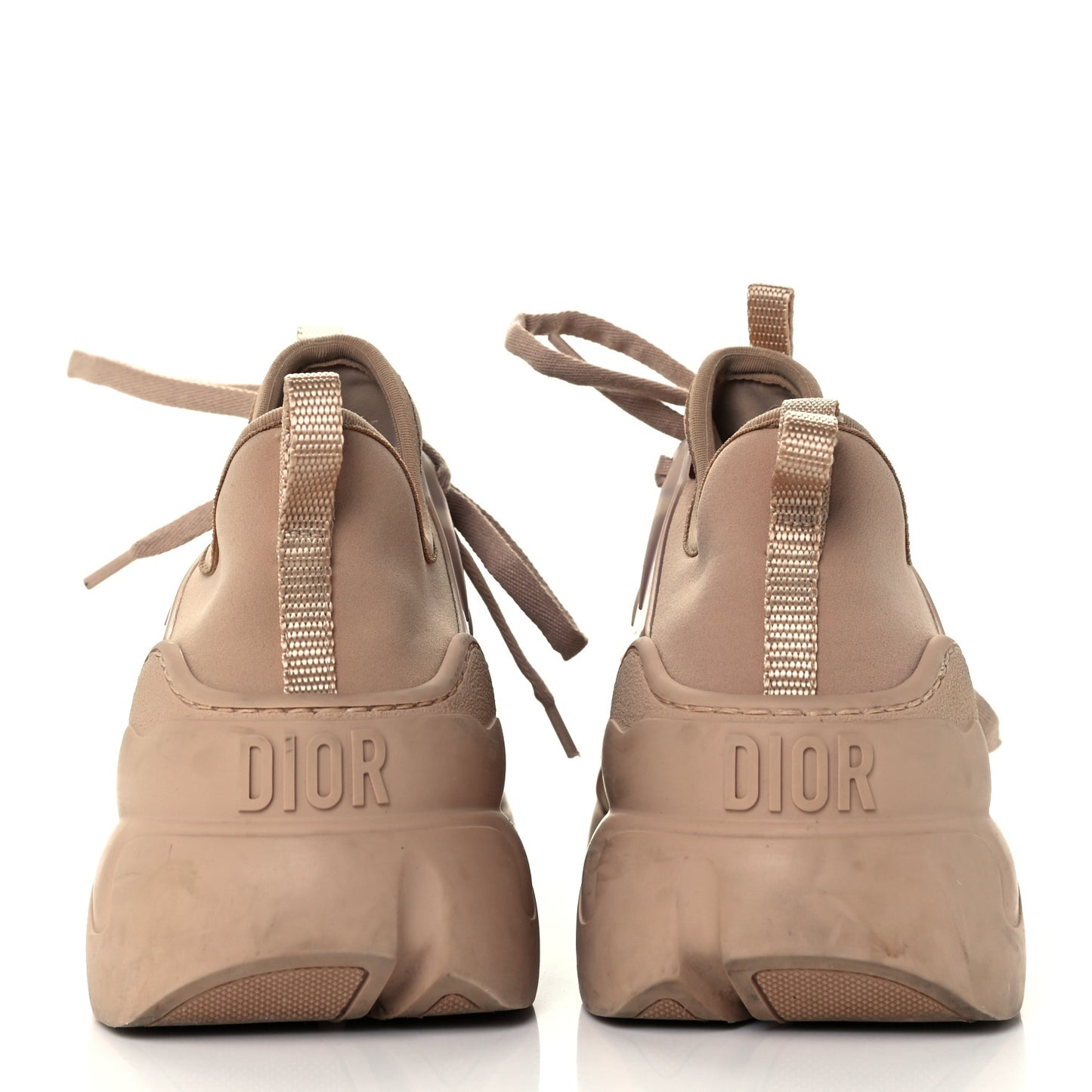 Neoprene Rubber Womens D-Connect Sneakers 38 Nude