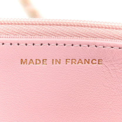 Chanel Caviar Quilted Wallet On Chain WOC Light Pink 10 of 10