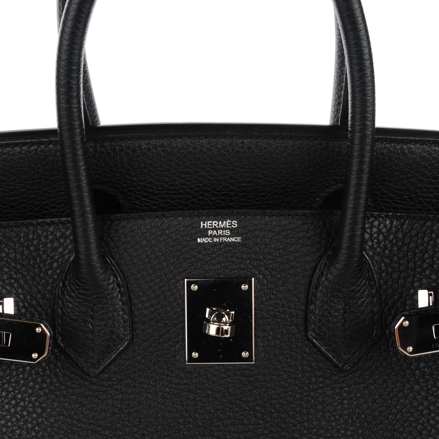 Taurillon Clemence Birkin 30 Black