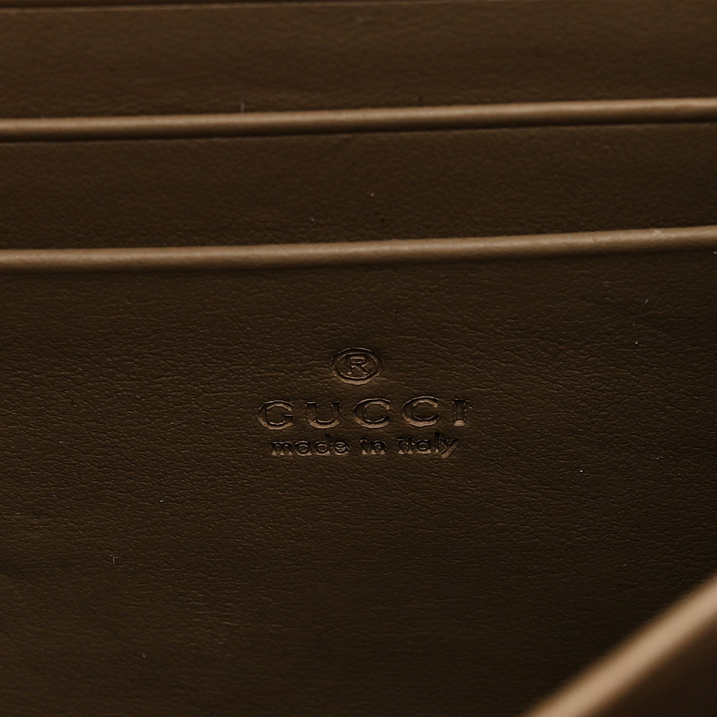 GG Supreme Monogram Mini Dionysus Chain Wallet Beige Taupe