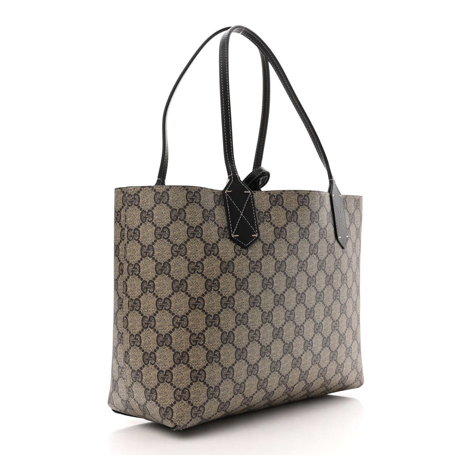 Gucci GG Supreme Monogram Small Reversible Tote Dark Brown 4 of 15