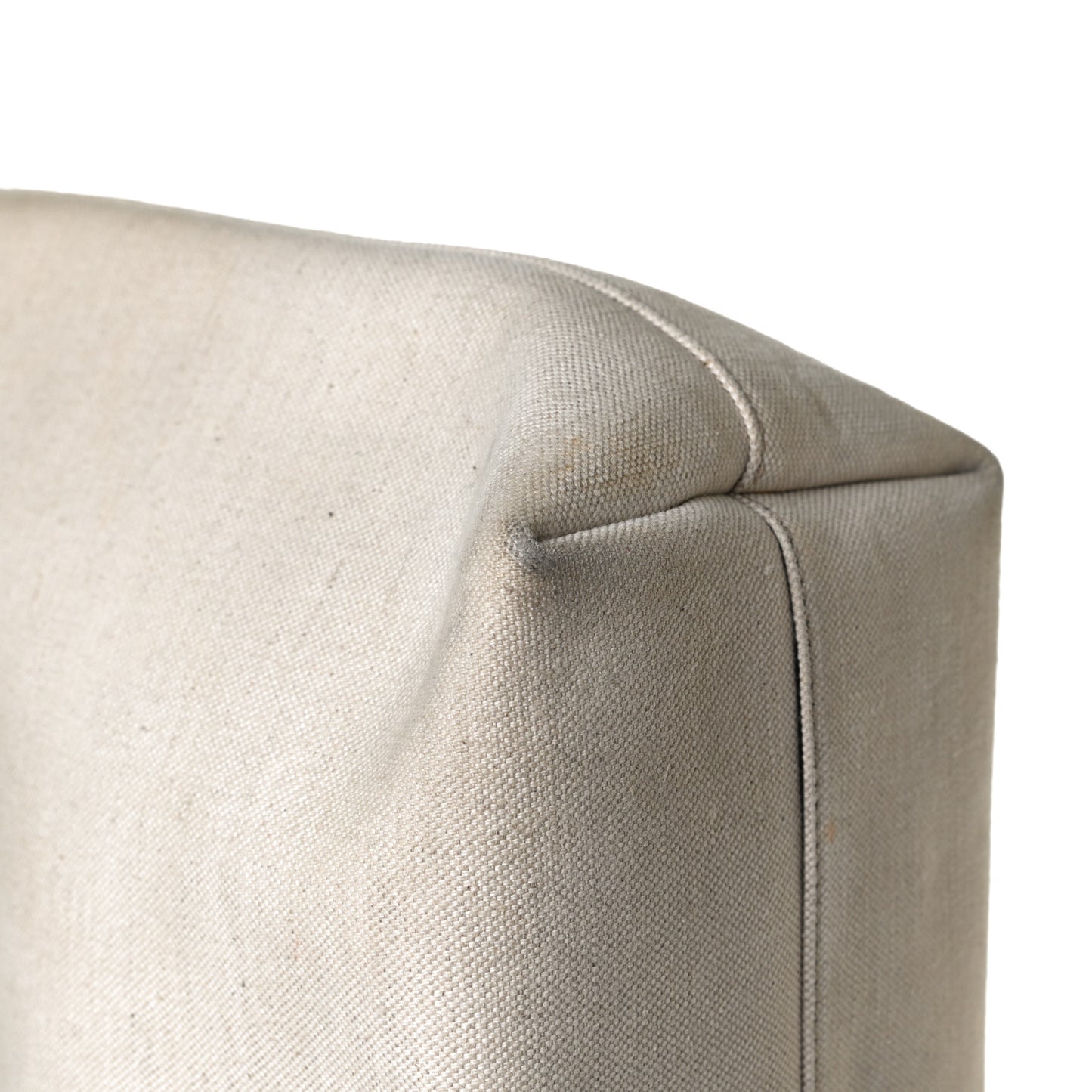 Canvas Calfskin T Tote Beige