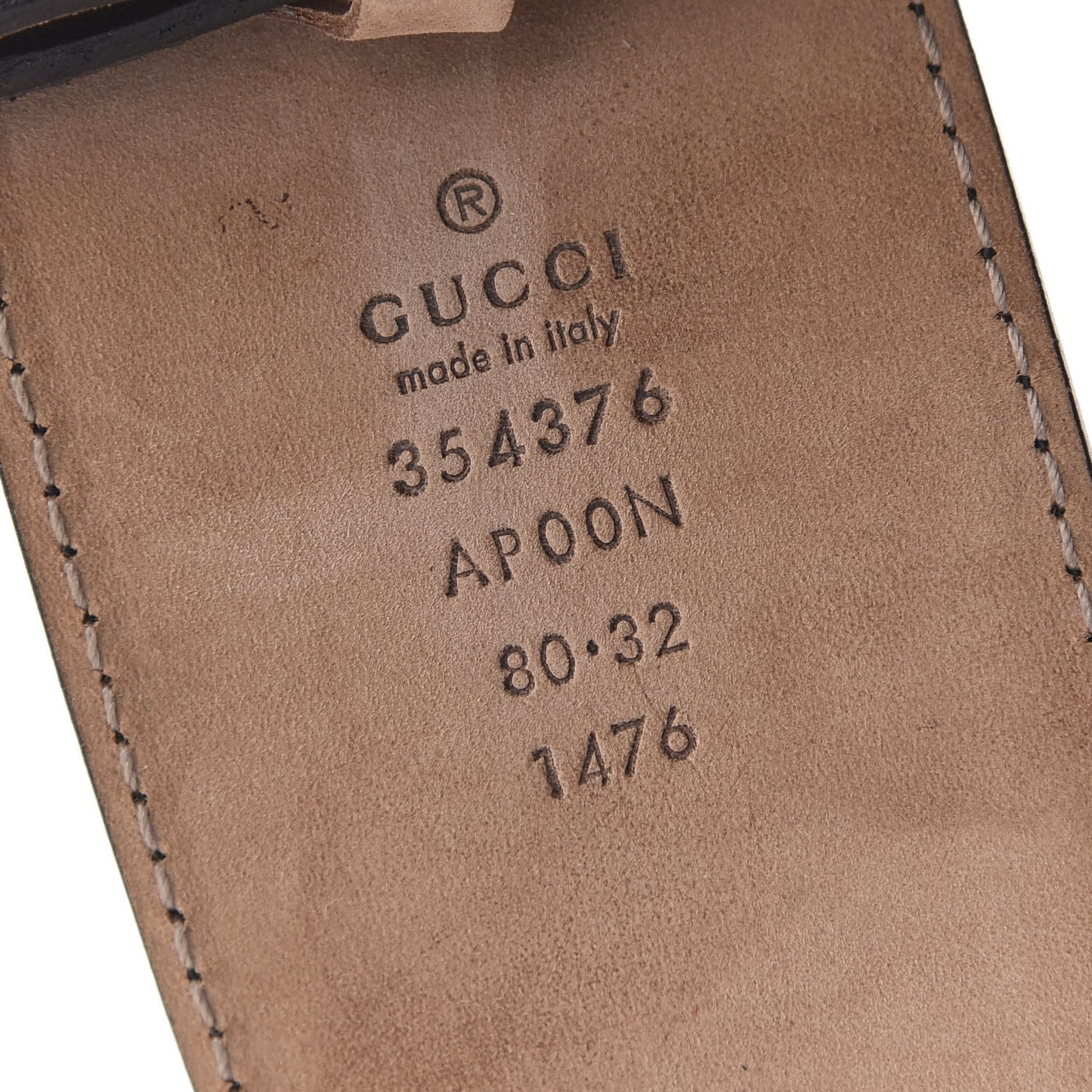 Moon Calfskin Nickel Buckle Belt 80 32 Black