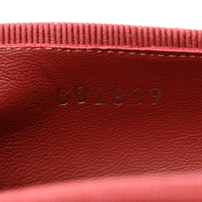 Chanel Lambskin Cap Toe Ballerina Flats 37 Red 7 of 8