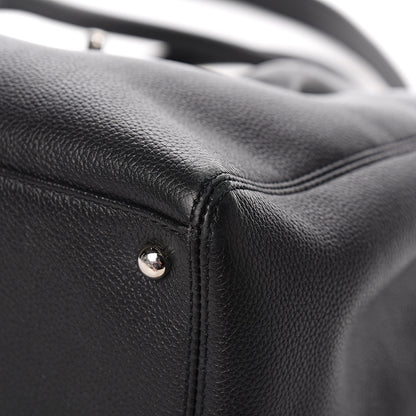 Chanel Calfskin Cerf Shopper Tote Black 9 of 11