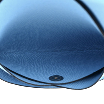 Hermes Epsom Calvi Duo Card Case Celeste 7 of 10