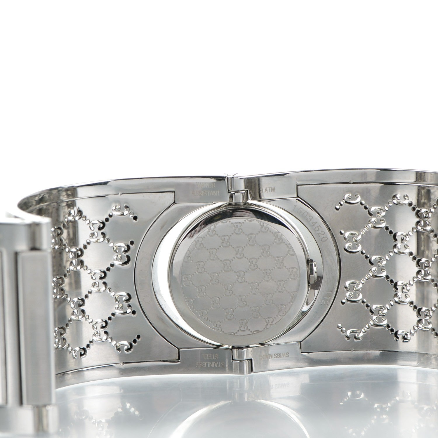 Gucci Stainless Steel Mother of Pearl 33mm Twirl Quartz Watch 7 of 8