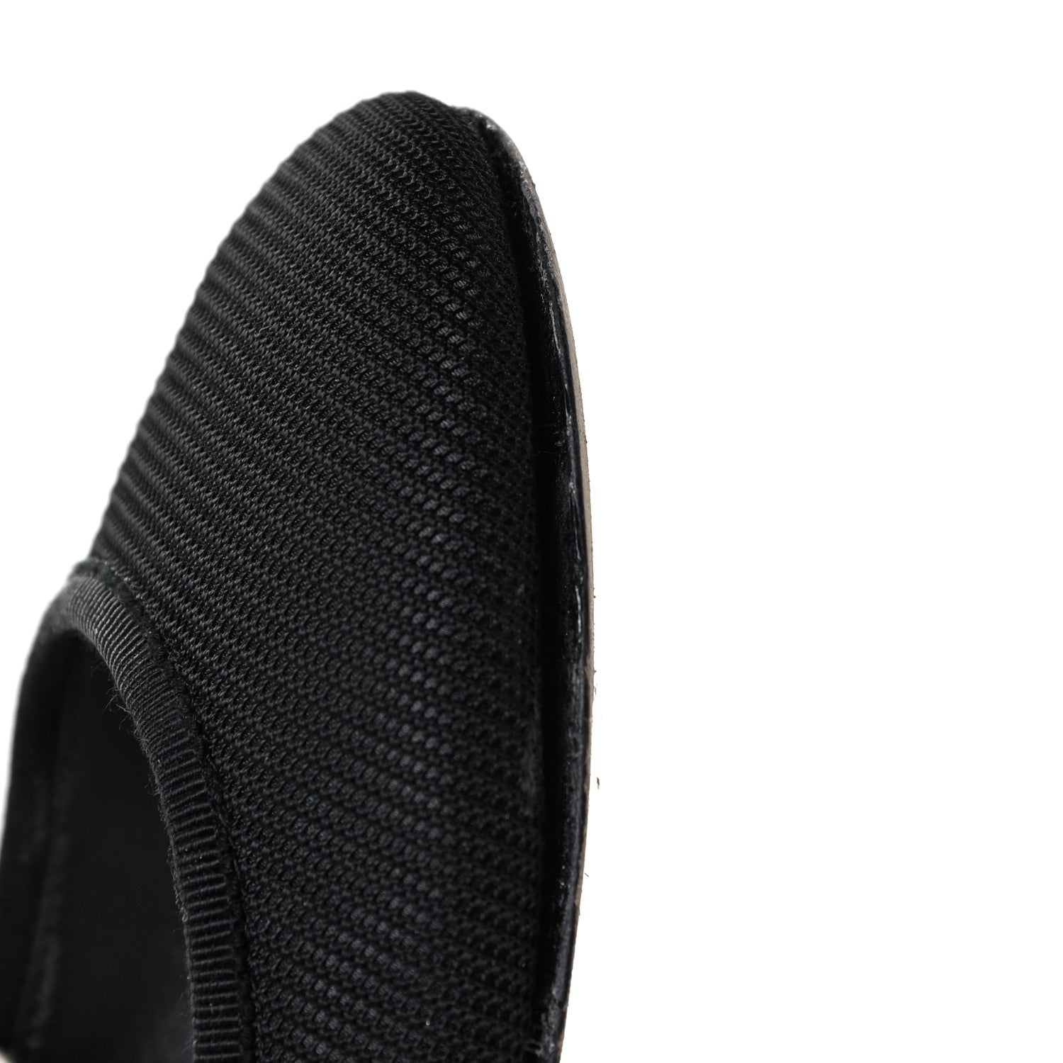 Christian Dior Fabric Ribbon Embroidered J'Adior Ballet Flats 37 Black 6 of 6