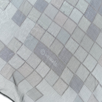 Hermes Silk Mousseline Mosaique Au 24 Shawl 140 3 of 3