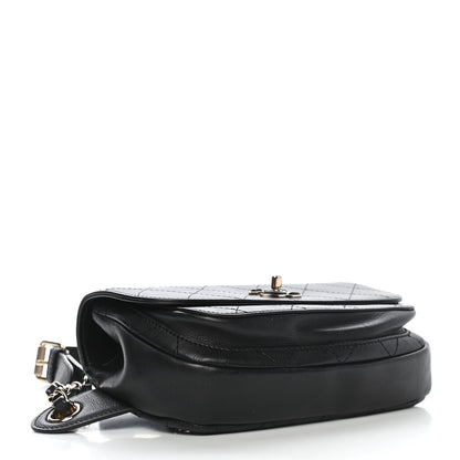 Chanel Calfskin Stitched Coco Curve Waist Bag Black 4 of 10