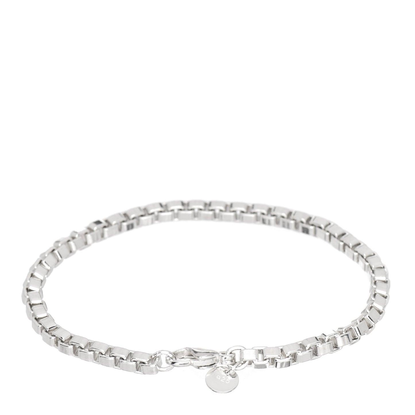 Sterling Silver 4mm Venetian Link Bracelet