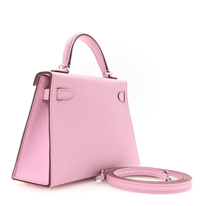 Hermes Epsom Mini Kelly Sellier 20 Mauve Sylvestre 2 of 10