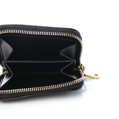 Miu Miu Patent Crocodile Embossed St Cocco Lux Compact Wallet Black 5 of 9