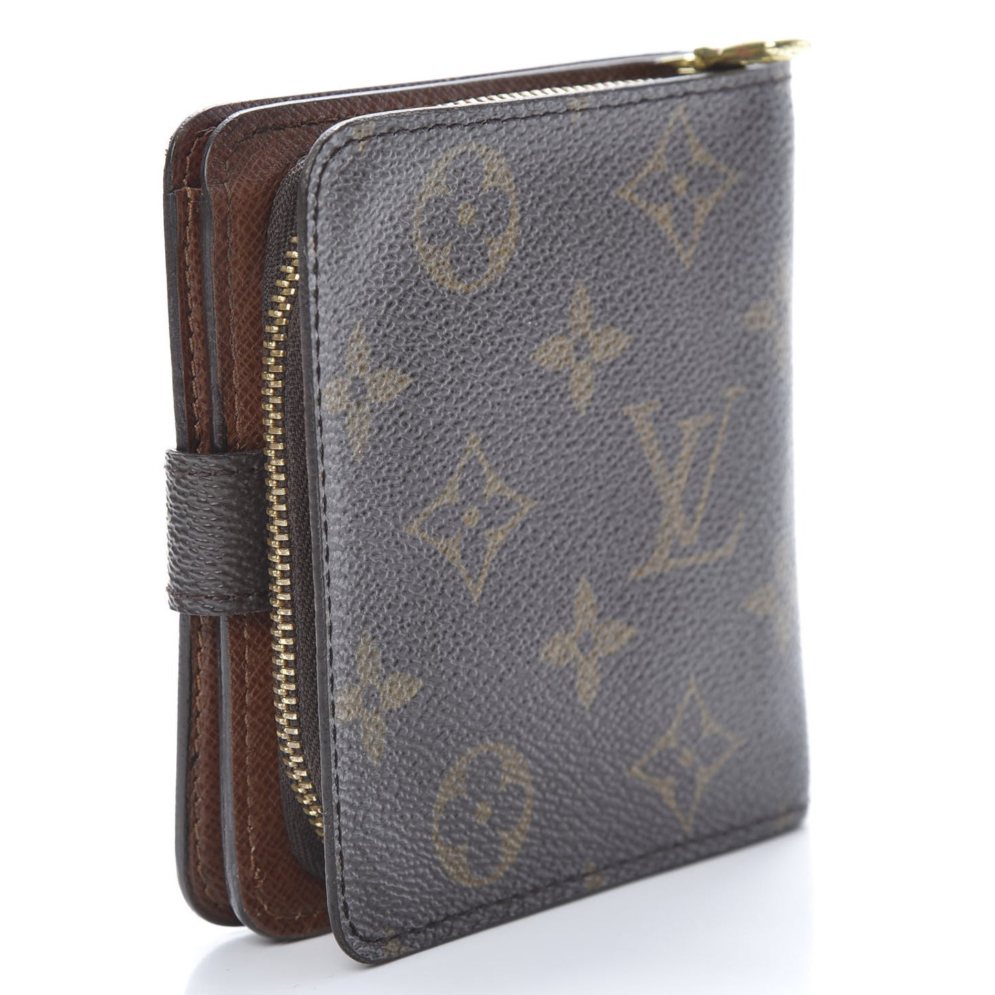 Monogram Compact Zippe Zipped Wallet