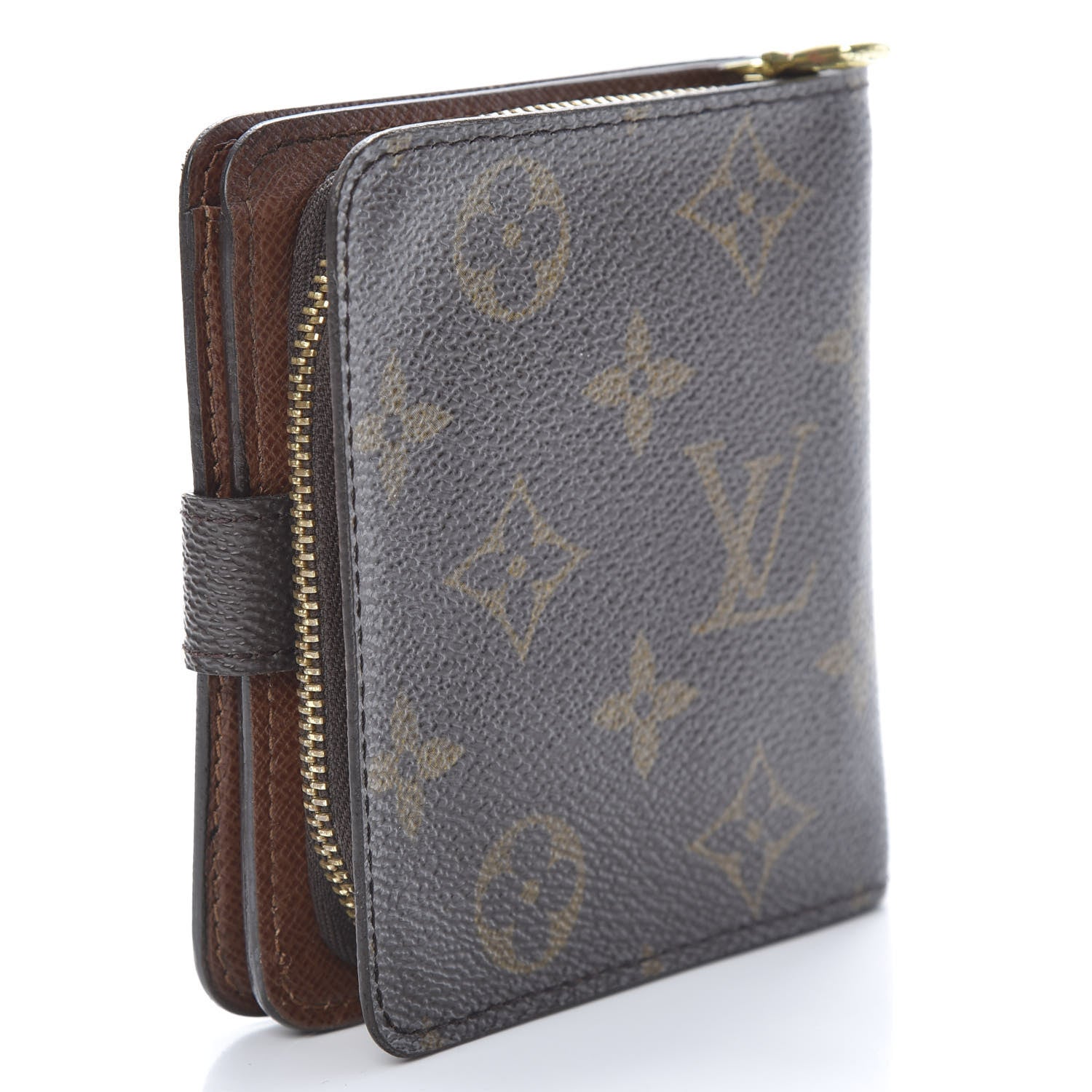 Louis Vuitton Monogram Compact Zippe Zipped Wallet 3 of 14
