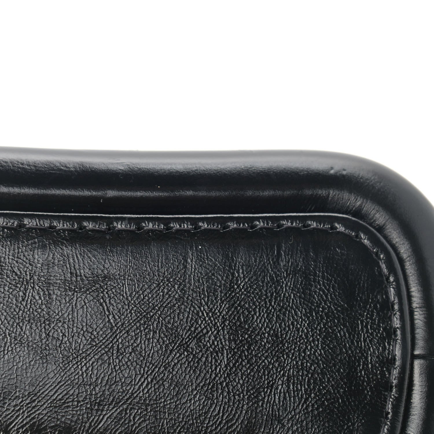 Chanel Aged Calfskin Quilted Small Gabrielle Logo Hobo Black 12 of 12